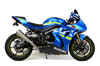Brock's Predator Titanium Full Exhaust Silver Fits Suzuki GSXR1000