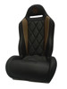 Extreme Diamond Solo Seat Black/Bronze - For Polaris RZR 900 /XP Turbo