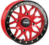 DragonFire Typhon Wheel 15x6 Machined Red 4/137 +40mm