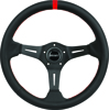 Race & Performance Steering Wheel Black Leather 13.75"