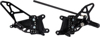 Adjustable Rearset Black - For 07-08 Yamaha YZF R1 Adjustable Rearset Black - For 07-08 Yamaha YZF R1