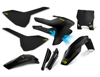 Cycra Powerflow Body Kit - Black Fits 2016-2018 Husqvarna FC250