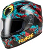Fly Racing Revolt Space Creep Helmet Light Blue/Black/Red SM - ECE & DOT approved full-face helmet