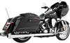 American Outlaw Chrome 4.5" Slip-On Exhaust - For 09-15 H-D FLH FLT FLRT American Outlaw Chrome 4.5" Slip-On Exhaust - For 09-15 H-D FLH FLT FLRT