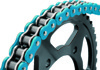 BikeMaster 525x150 BMXR O-Ring Chain Blue with Rivet Master Link