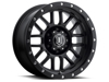 ICON Alpha 17x8.5 Satin Black Wheel 6x5.5 0mm Offset - For Jeep, truck, or SUV