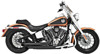 Declaration Turn-Out Black Full Exhaust - For 18-21 HD Softail
