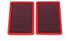 BMC Replacement Panel Air Filter Kit (2 Filters) Fits 00-05 Ferrari 360 Spider