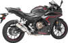 R-77 Street Slip On Exhaust - For 16-23 Honda CBR500R