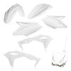Cycra 5-Piece Replica Body Kit - White Fits 2017-2020 Kawasaki KX250F