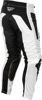 Fly Racing Kinetic Mesh Sym Pants White/Black Size 36 - Lightweight mesh MX pants for comfort and airflow