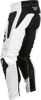 Fly Racing Kinetic Mesh Sym Pants White/Black Size 36 - Lightweight mesh MX pants for comfort and airflow