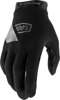 100 Percent Ridecamp Gloves Black Large - Durable black offroad gloves, size large