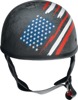 Z1R CC Beanie Justice Helmet - M, Red/Blue/White/Black - Half-face helmet with polycarbonate shell