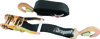 DragonFire Racing 2in Ratchet Strap Heavy Duty Black 10ft - Heavy-duty 2in x 10ft ratchet strap, black
