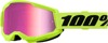Strata 2 Yellow Goggles - Pink Mirror Lens