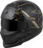 Covert Rockstar Helmet Black/Gold 2X-Large Covert Rockstar Helmet Black/Gold 2X-Large