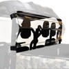 Clear Rear Windshield - For 14-17 Yamaha YXM700 Viking