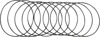 Cometic Cylinder Base O-Ring 10 Pack For Harley Twin Cam 1999-2017 - Base gasket O-ring 10 pack For Harley Twin Cam 99-17