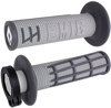 ODI Emig 2.0 V2 Lock-On Grips Gray/Graphite Pair - Lock-on grips, gray/graphite, For select MX/Off-Road bikes ODI Emig 2.0 V2 Lock-On Grips Gray/Graphite Pair - Lock-on grips, gray/graphite, For select MX/Off-Road bikes