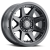 ICON Rebound Pro 17x8.5 Satin Black Wheel 5x5 - For 5x5 bolt pattern, -6mm offset