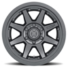 ICON Rebound Pro 17x8.5 Satin Black Wheel 5x5 - For 5x5 bolt pattern, -6mm offset