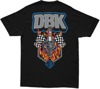 DBK Wide Open Youth Tee Black XL Short Sleeve T-Shirt - Youth XL black short sleeve tee by DBK