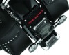 Kuryakyn Curved Laydown License Plate Frame Gloss Black - Curved laydown frame in gloss black finish
