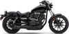 Black 4" Slip On Exhaust Billet Tip - For 13-20 Yamaha XVS950 Bolt Black 4" Slip On Exhaust Billet Tip - For 13-20 Yamaha XVS950 Bolt