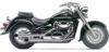 Classic Slash Cut Chrome Full Exhaust - For 01-08 C/M50 Blvd & 800 Volusia