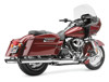 3" Chrome Slip on Exhaust - For 95-16 Harley Touring