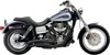 Speedster Black Short Swept Full Exhaust - For 12-17 Harley FXD