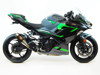 GP Slip On Exhaust Black Center - For 18-23 Kawasaki Ninja 400