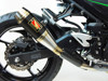 GP Slip On Exhaust Black Center - For 18-23 Kawasaki Ninja 400