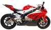 Black Velvet GP Slip On Exhaust - for 15-16 BMW S1000RR