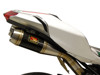 Black Center Dual GP Slip On Exhaust - for Ducati 848, 1098, 1198