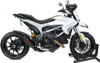 Black Velvet GP Slip On Exhaust - for 13-17 Ducati Hypermotard