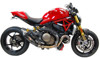Black Velvet GP Slip On Exhaust - for Ducati Monster 1200 & 821
