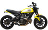 Black Velvet GP Slip On Exhaust - Fits Many 15-19 Ducati Scrambler 800