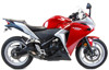 Black Velvet GP Slip On Exhaust - for 11-14 Honda CBR250R