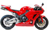 Black Center Dual GP Slip On Exhaust - For 2013+ Honda CBR600RR