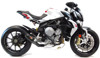 Black Velvet GP Slip On Exhaust - for MV Agusta B3 800 Models