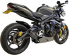 Black Velvet GP Slip On Exhaust - for 08-12 Triumph Street Triple