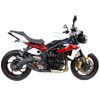 Black Velvet GP Slip On Exhaust - For 13-16 Triumph Street Triple, R, RX