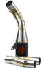 Competition Werkes Black Center GP Slip On Exhaust Fits 15-22 Yamaha R1
