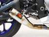 Competition Werkes GP Slip On Exhaust Silver Fits 15-22 Yamaha R1