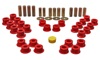 Energy Suspension Red Rear Control Arm Bushing Set Fits 90-97 Mazda Miata
