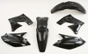 Black Plastic Kit - For 09-12 Kawasaki KX250F