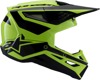 Alpinestars SM3 Heat Helmet Yellow Fluo/Black XL - Gloss off-road helmet in XL by Alpinestars