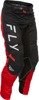 Fly Racing Kinetic Mesh Center Pants Black/White/Red 38 - Durable mesh riding pants for comfort & performance.